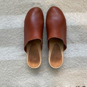 BRYR Clementine Mid Heel in Whiskey | Made in USA